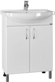 Тумба под раковину СанТа Элеганс 201102 65см белый